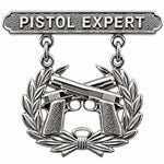EEI Marine Corps Pistol Expert Qualification Badge - P16370