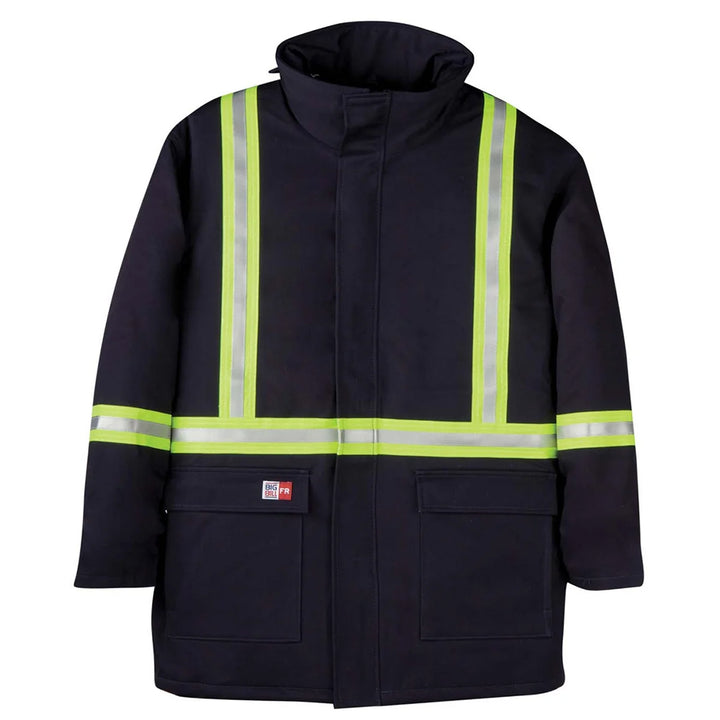 Big Bill Flame, Wind, and Rain Resistant Westex UltraSoft AllOut Arctic Parka with Reflective Tape M305NEX