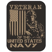 Veteran of the US Navy Bumper Sticker D249-N