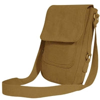 Rothco Vintage Canvas Tech Bag Coyote Brown 57951