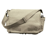 Rothco Khaki Vintage Canvas Messenger Bag - 9848
