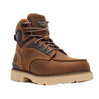 Georgia Carbon Flex 6 Inch Moc Toe with Carbon Toe Waterproof Slip Resistant Lightweight Work Boot GB00755