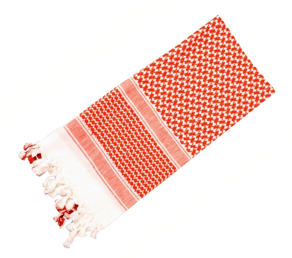 Rothco Shemagh Tactical Desert Scarf - 8537 - Red-White