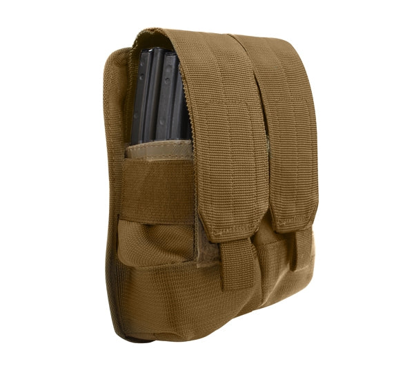 Rothco Molle Double Mag Rifle Pouch - 51003 - Coyote