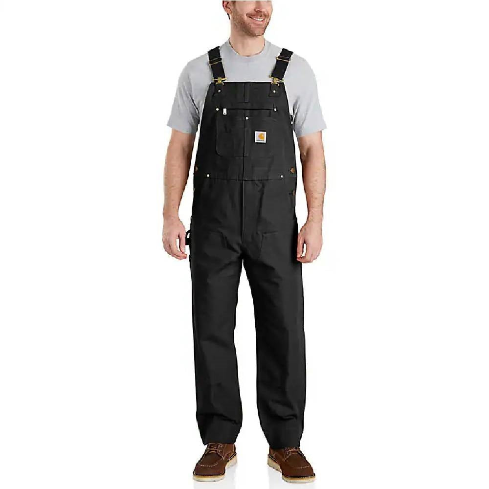 Carhartt Unlined Duck Bib Overall - 102776 - Black
