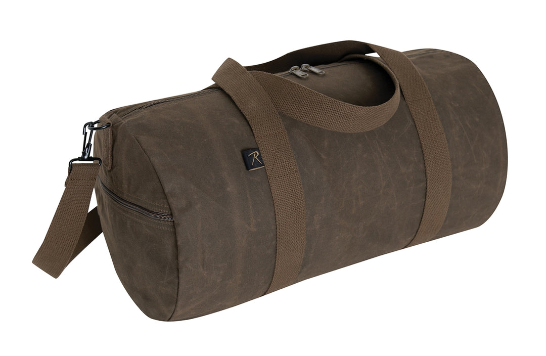 Rothco Waxed Canvas Shoulder Duffel Bag - 2416 - Brown