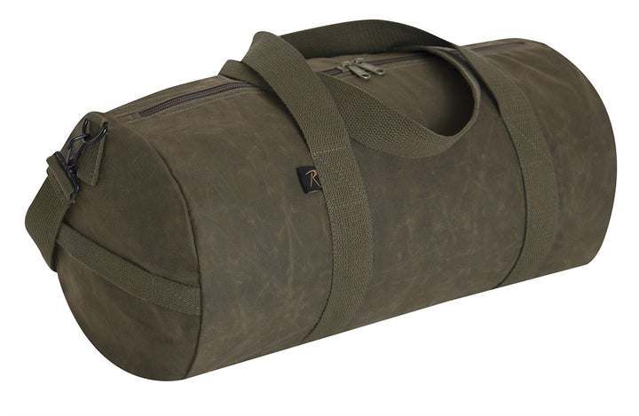 Rothco Waxed Canvas Shoulder Duffel Bag - 2416 - Olive Drab