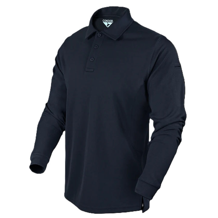 Condor Long Sleeve Tactical Polo 101120 - Navy