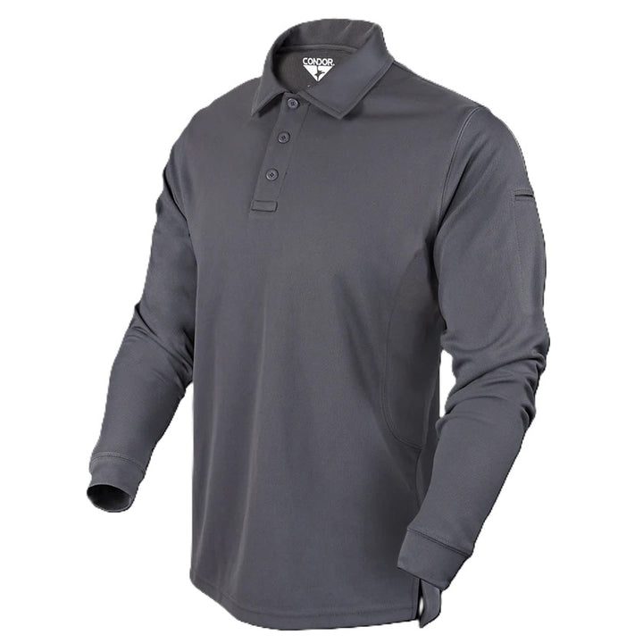 Condor Long Sleeve Tactical Polo 101120 - Gray
