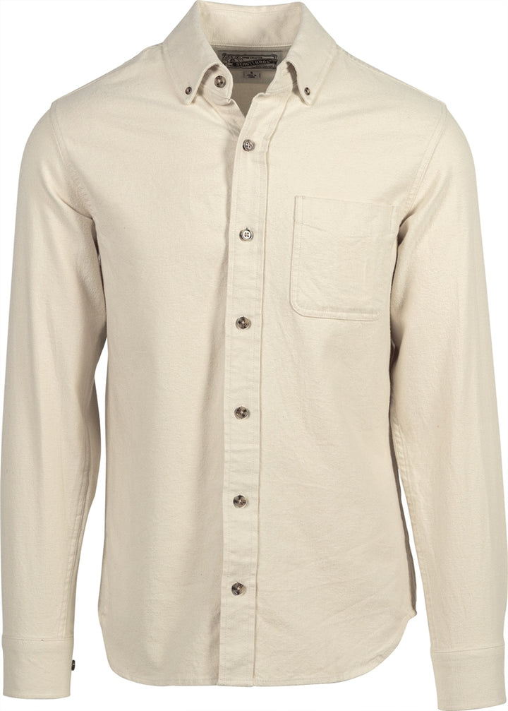 Schott Cotton Flannel Shirt SH2120 - Stone