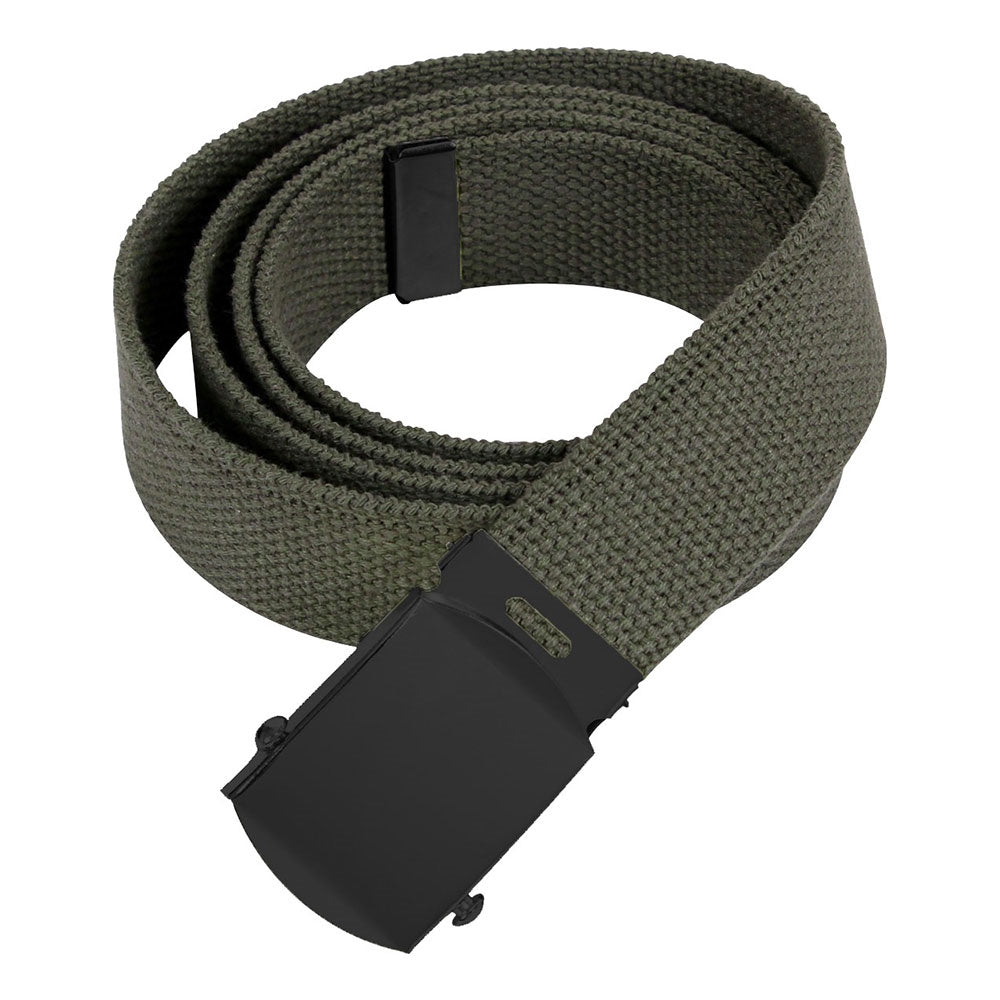 Rothco Web Belts with Black Buckles 4296 - Olive Drab
