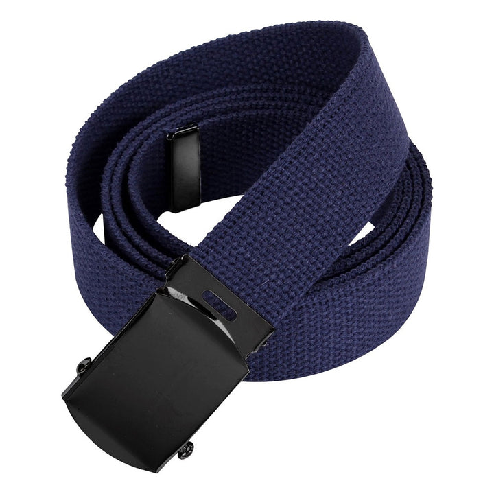 Rothco Web Belts with Black Buckles 4296 - Navy