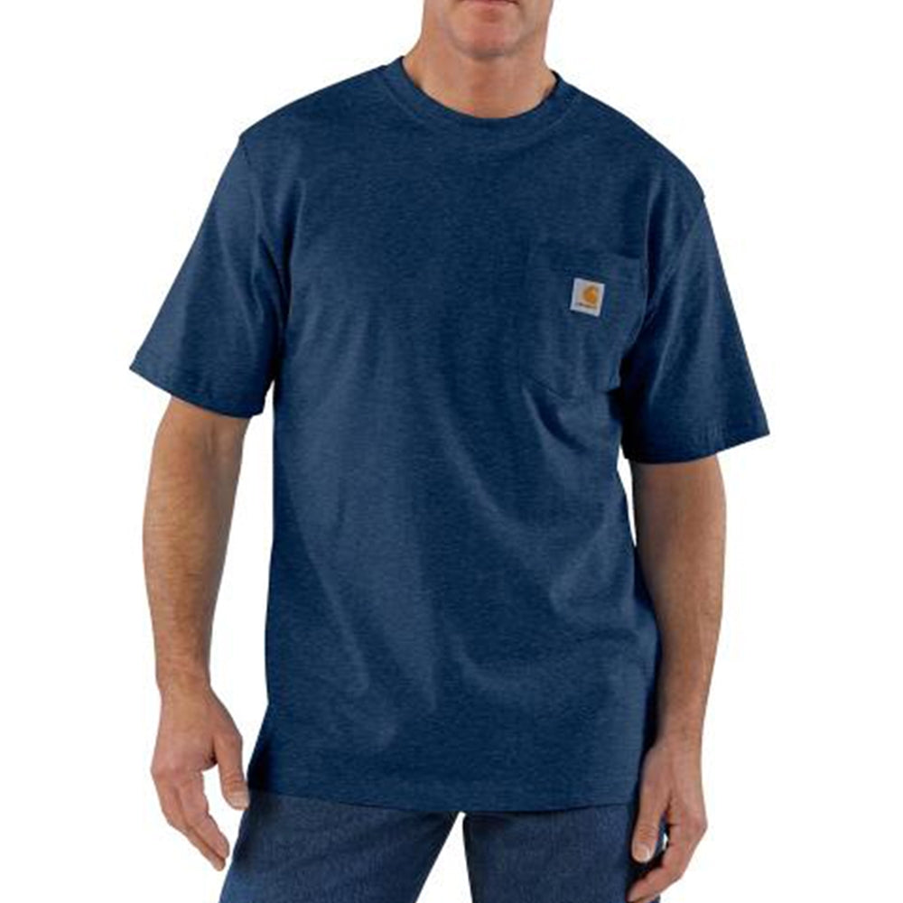 Carhartt K87 Workwear Pocket T-Shirt - Cobalt Blue