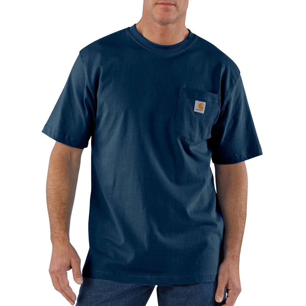 Carhartt K87 Workwear Pocket T-Shirt - Navy