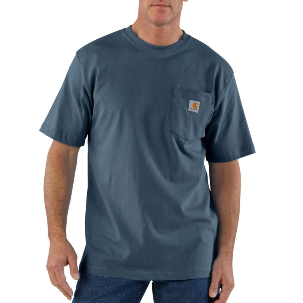 Carhartt K87 Workwear Pocket T-Shirt - Bluestone