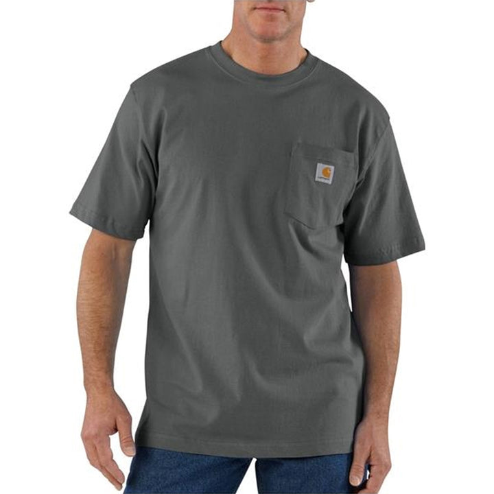 Carhartt K87 Workwear Pocket T-Shirt - Carbon Heather