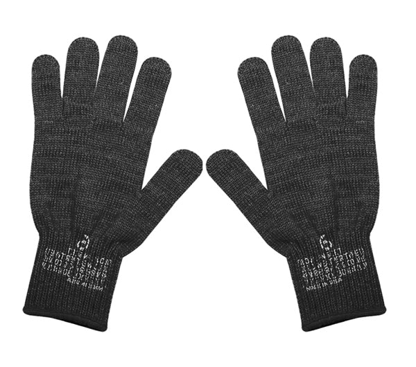 Rothco Wool Glove Liner - 8418 - Black