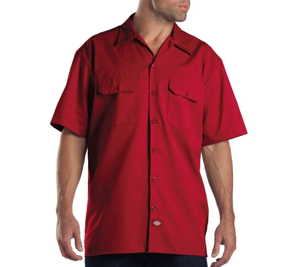 Dickies Short Sleeve Work Shirt - 1574 - English Red