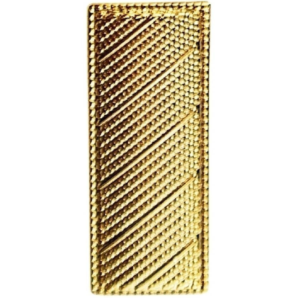 LT Corrugated Regular Clutch back 1 Inch Insignia 4423 - Gold