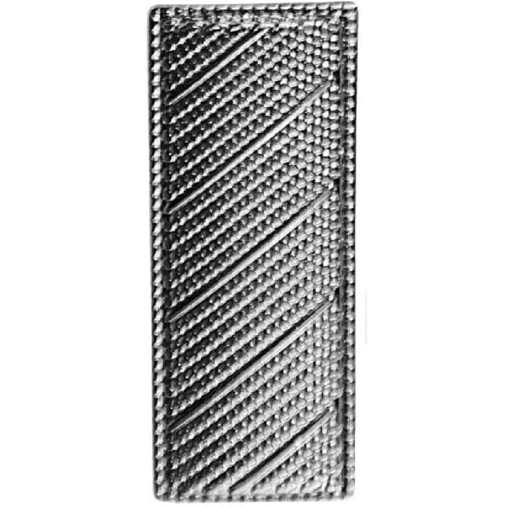 LT Corrugated Regular Clutch back 1 Inch Insignia 4423 - Silver