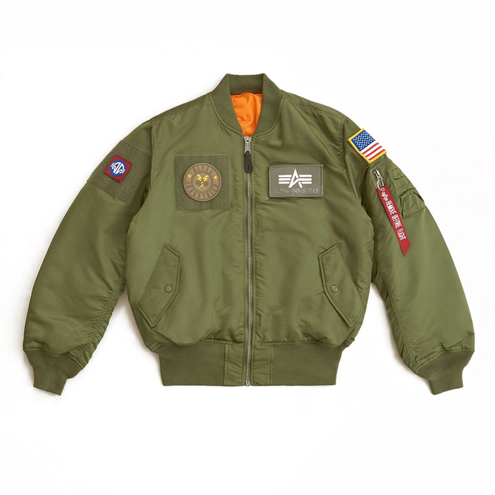 Alpha Industries MA-1 Flex Flight Jacket - MJM46600C1 - Sage Green