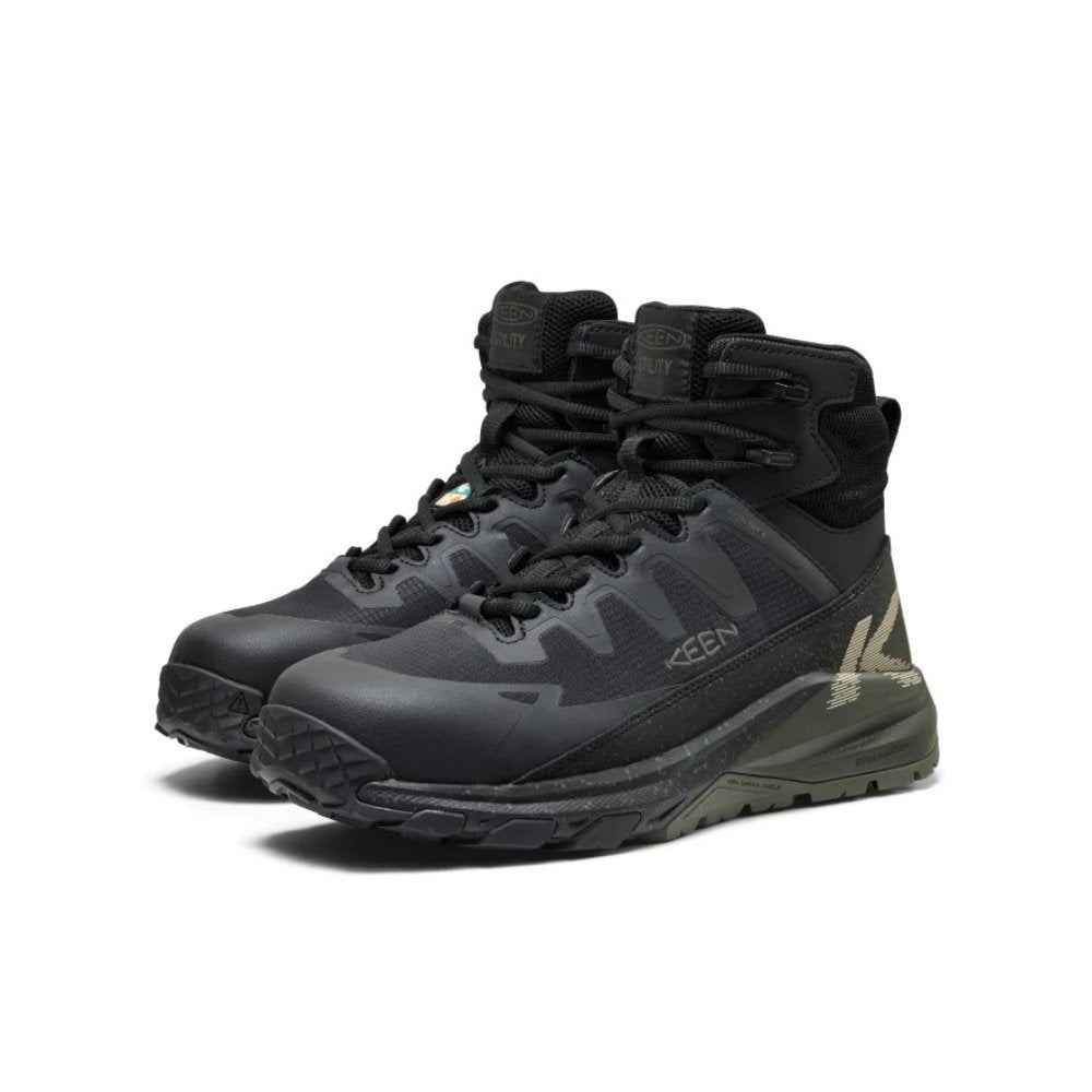 Keen Utility CSA Targhee Blur MID Waterproof Carbon Toe Work Boot 1032525