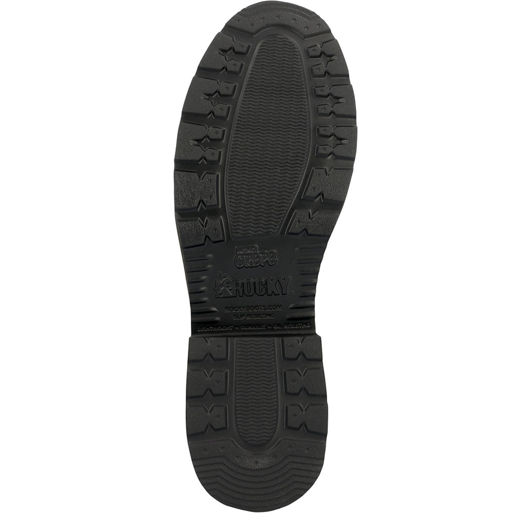 Rocky Monocrepe Round Toe Unlined Pull On Western Work Boot RKW0461