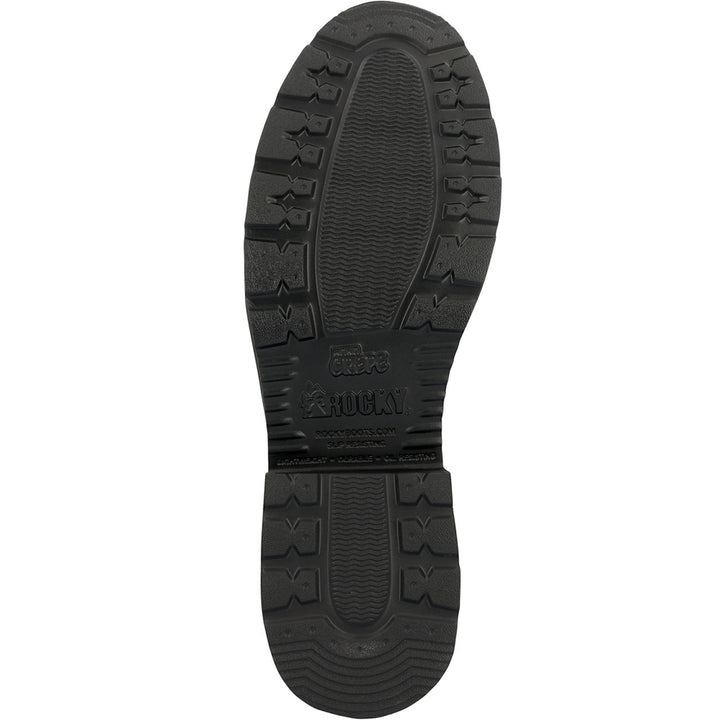 Rocky Monocrepe Round Toe Unlined Pull On Western Work Boot RKW0461
