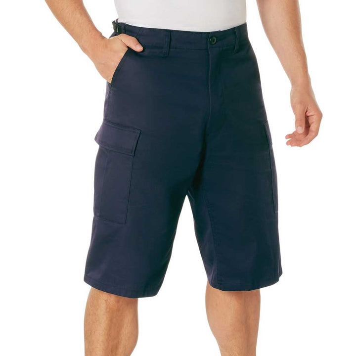 Rothco Navy Longer Style BDU Shorts - 7432