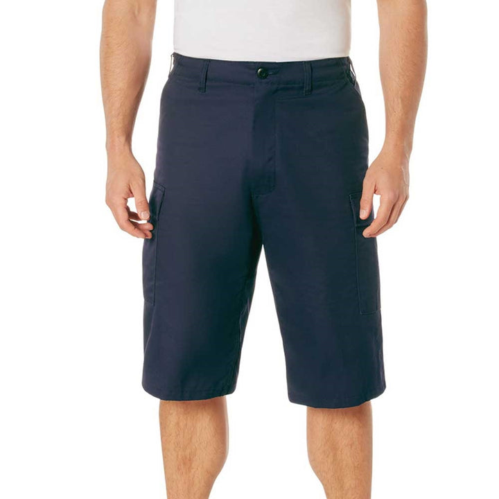 Rothco Navy Longer Style BDU Shorts - 7432