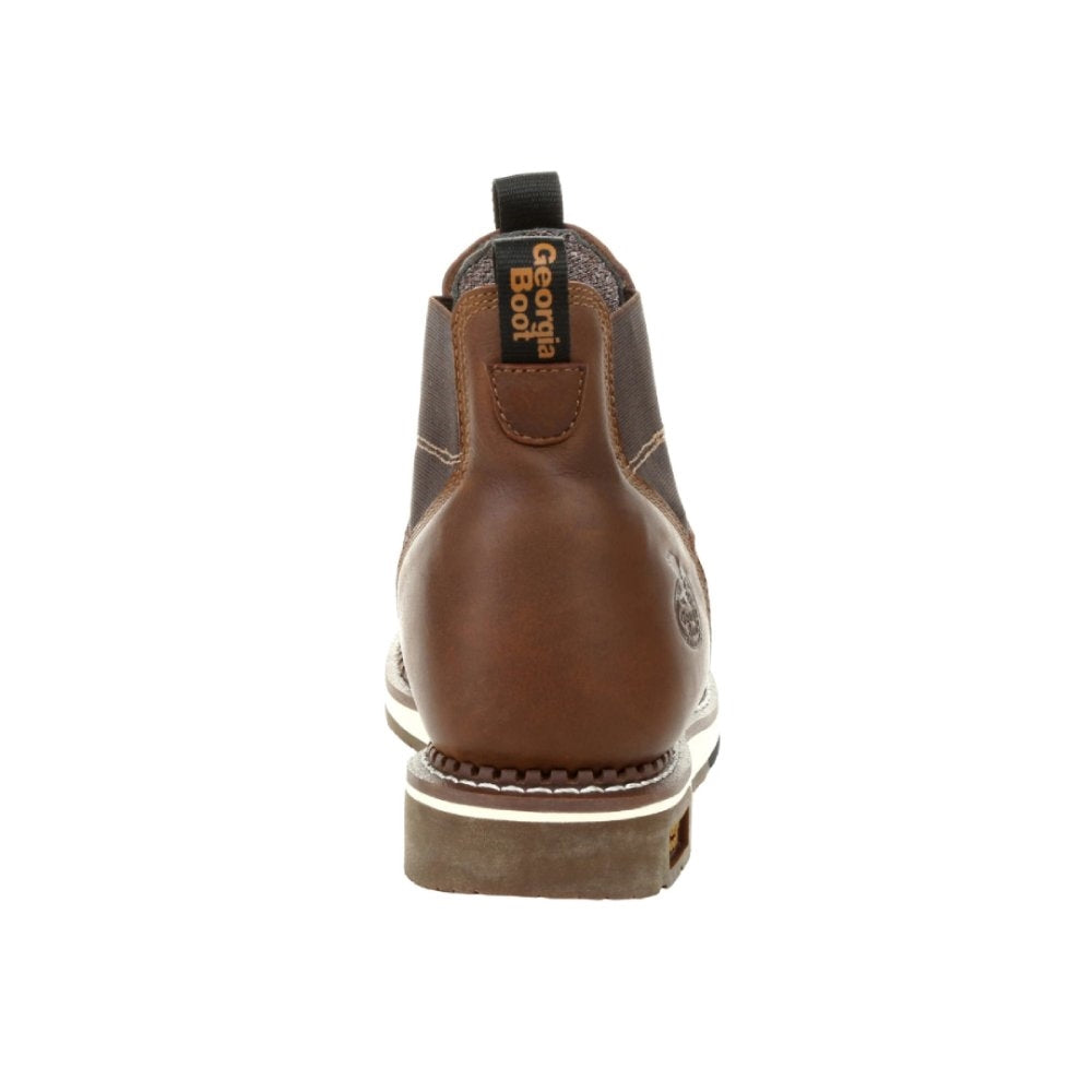 Georgia AMP LT Wedge Waterproof Chelsea Steel Toe Work Boot GB00353