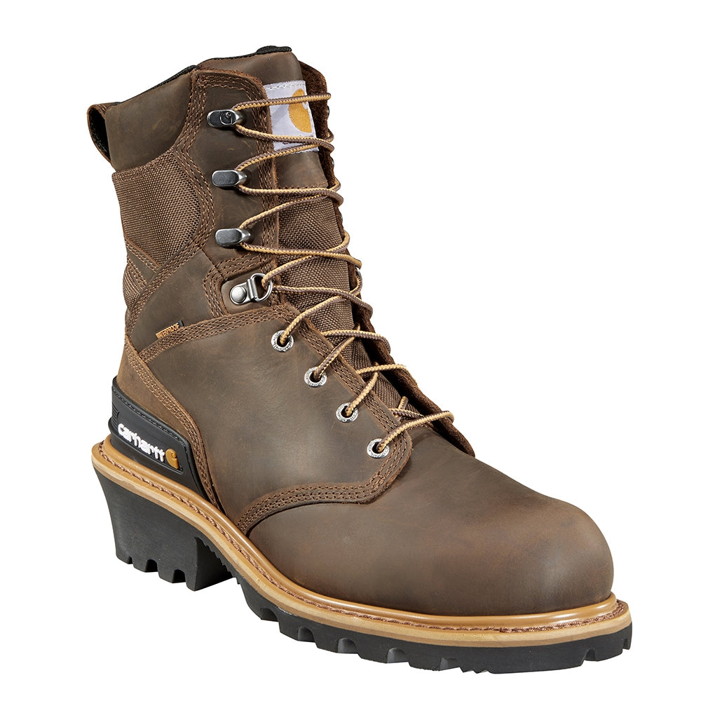 Carhartt Woodworks Composite Toe Waterproof Insulated Logger Work Boot CML8369