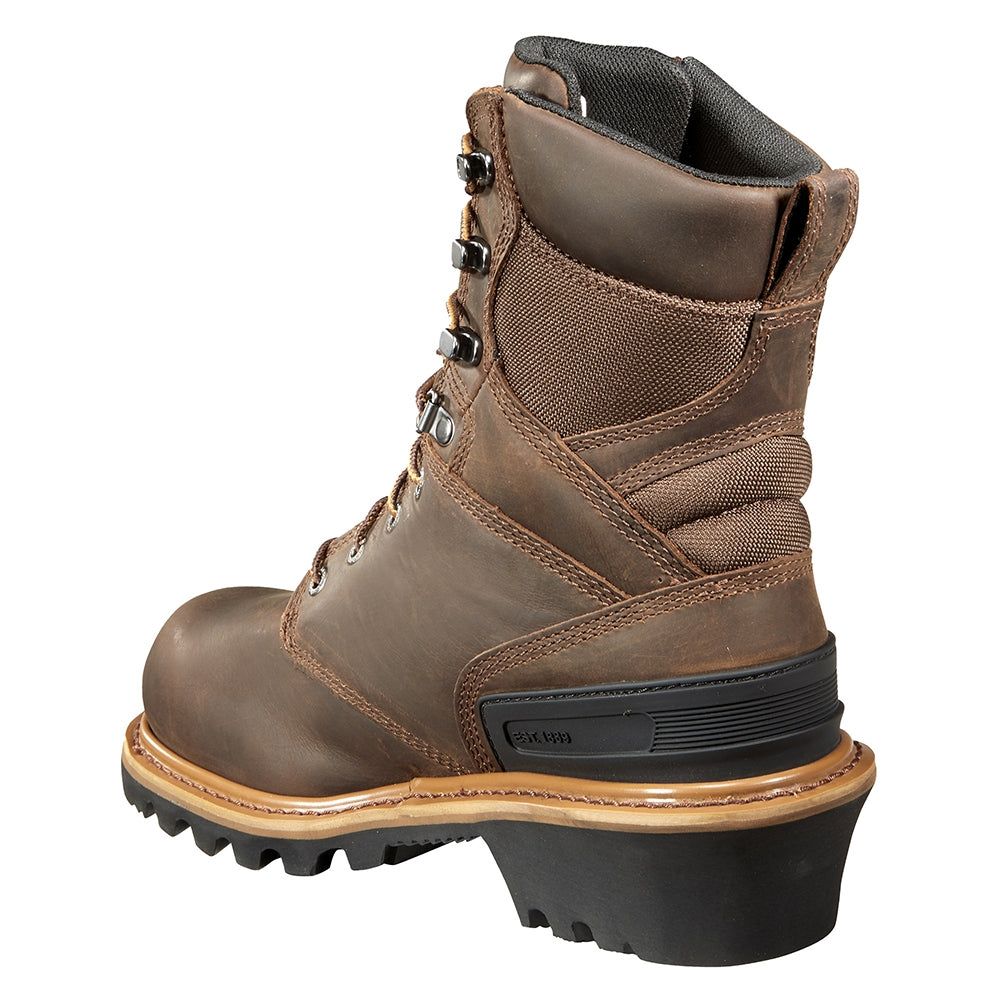 Carhartt Woodworks Composite Toe Waterproof Insulated Logger Work Boot CML8369