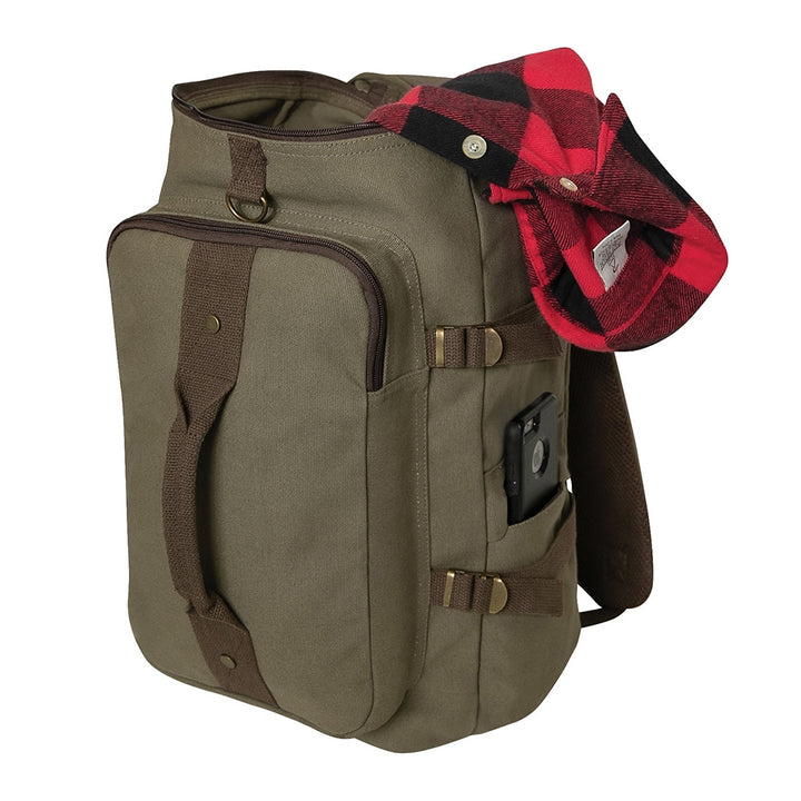 Rothco Convertible Canvas Duffle Backpack 2515