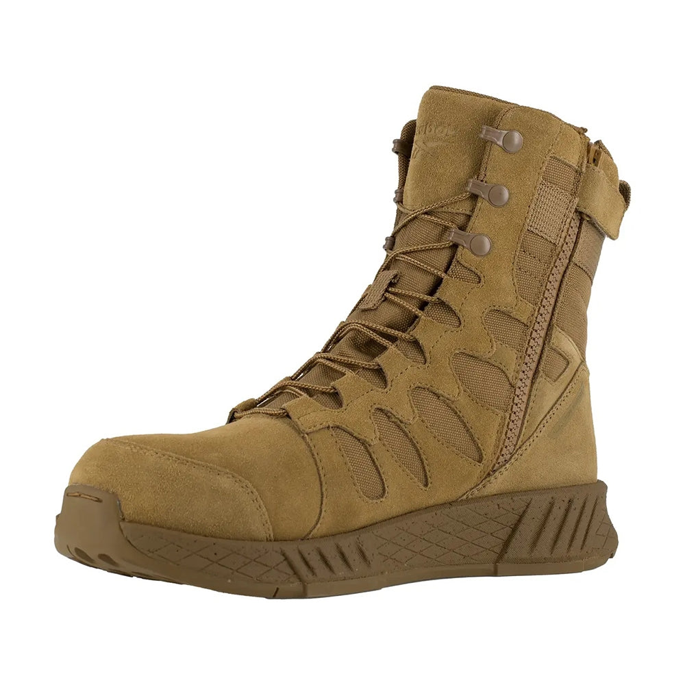 Reebok Floatride Energy Composite Toe Side Zipper Wedge Sole Tactical Work Boot RB4360