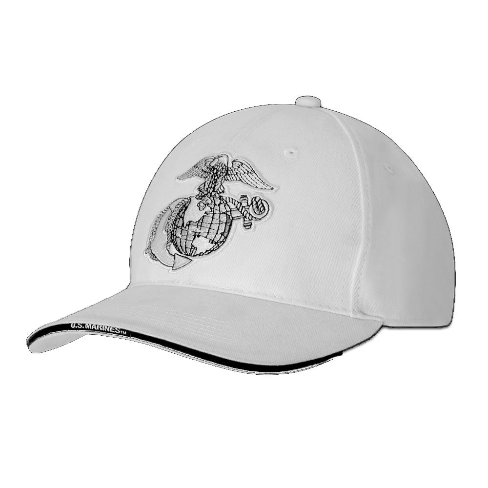 Rothco White Globe and Anchor Cap 3613