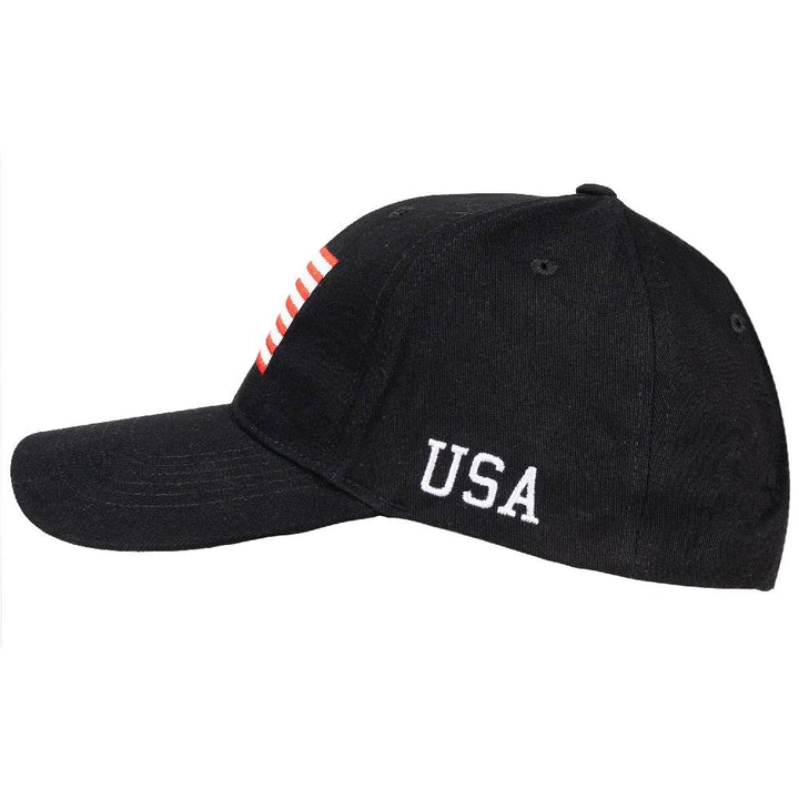 Rothco Black USA Flag Low Profile Cap 4619