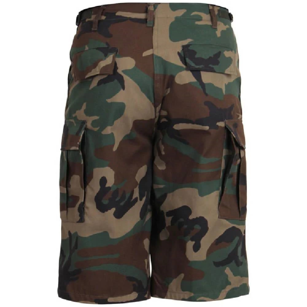 Rothco Woodland Camo Long BDU Shorts 7765