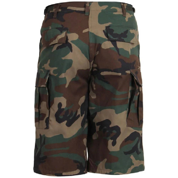 Rothco Woodland Camo Long BDU Shorts 7765