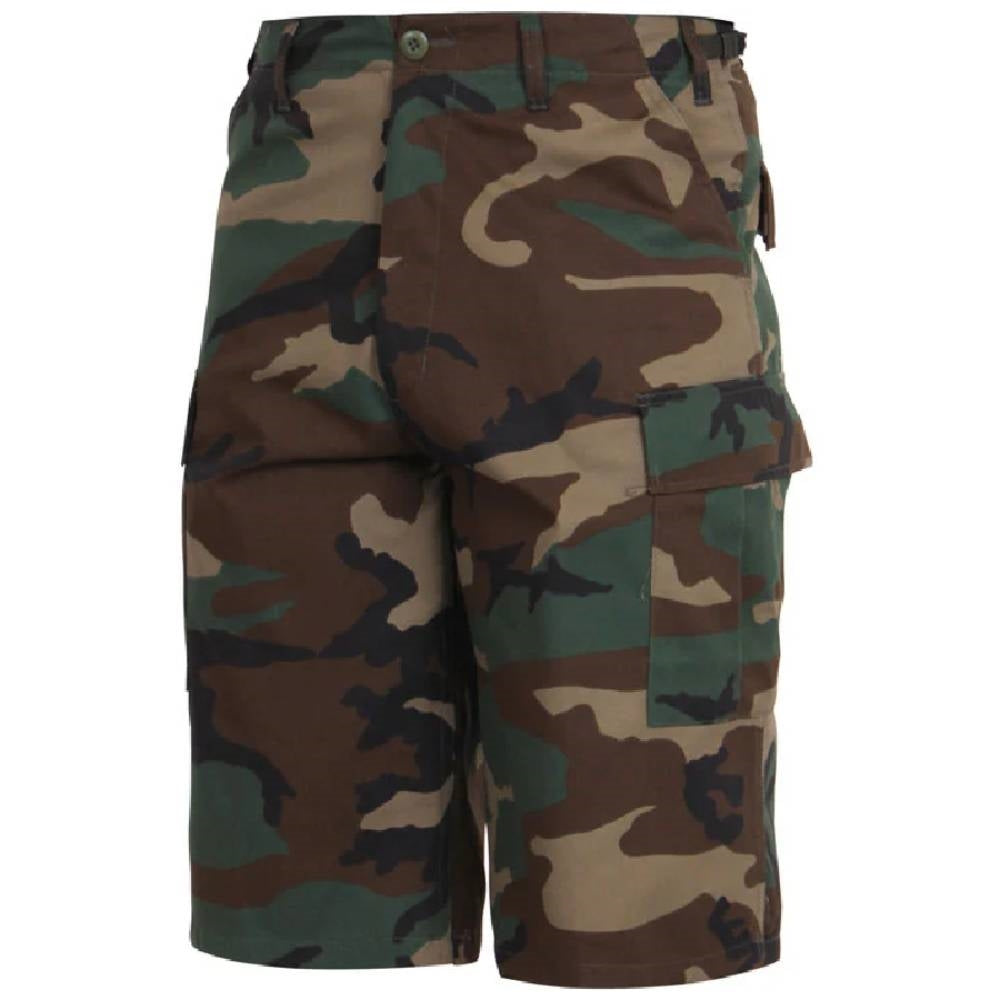 Rothco Woodland Camo Long BDU Shorts 7765