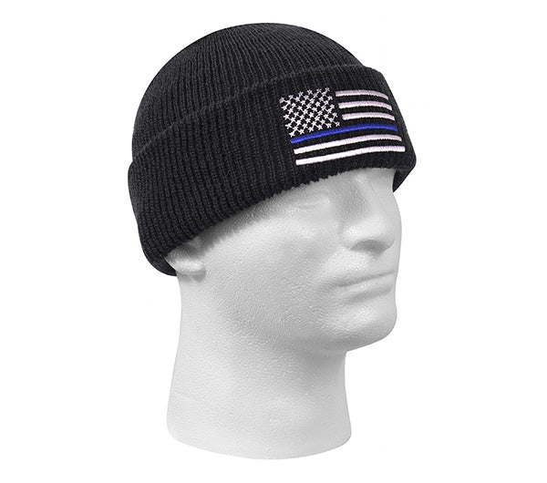 Rothco Thin Blue Line Embroidered Watch Cap 50342