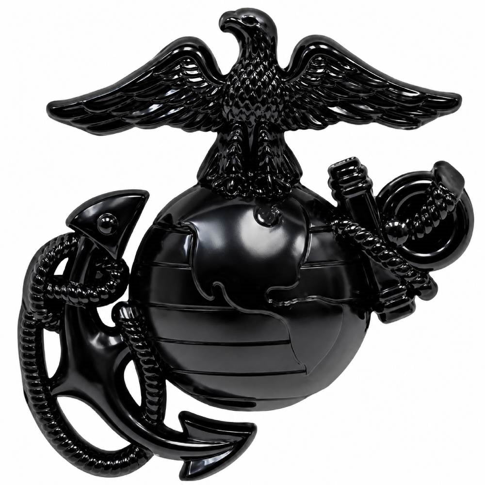 USMC Cap Black Large Lapel Pin P16360