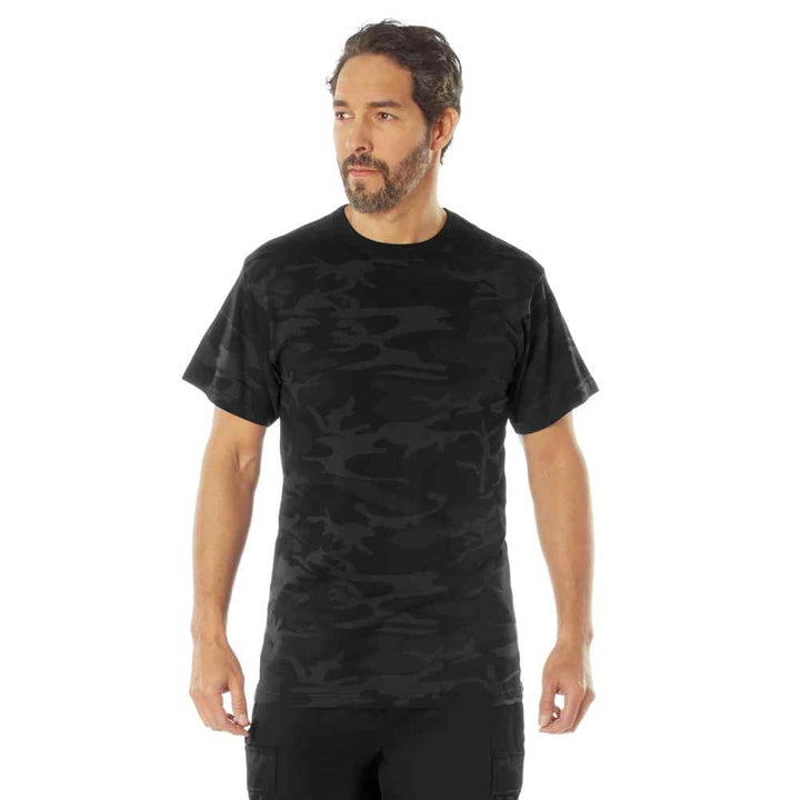 Rothco Midnight Black Camouflage T-Shirt 12310