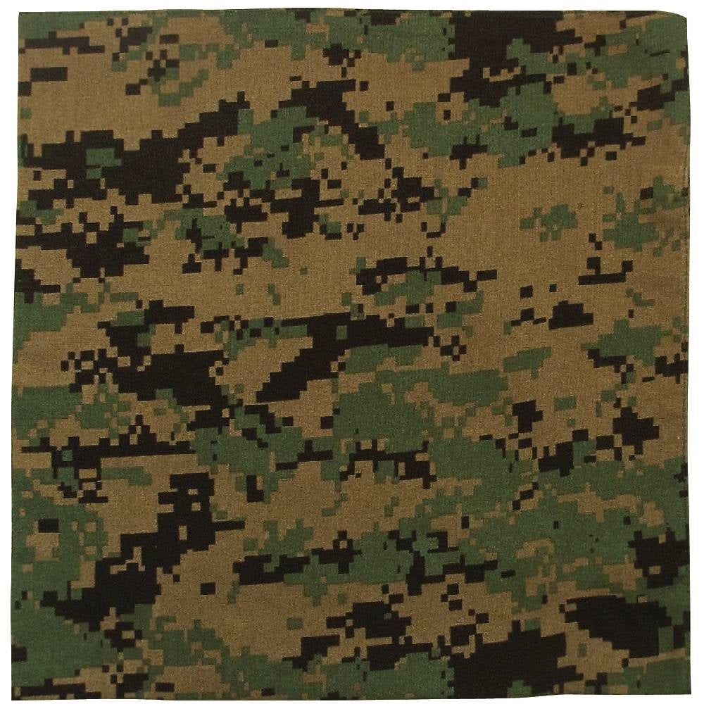 Rothco Digital Woodland Camouflage Bandana 4042