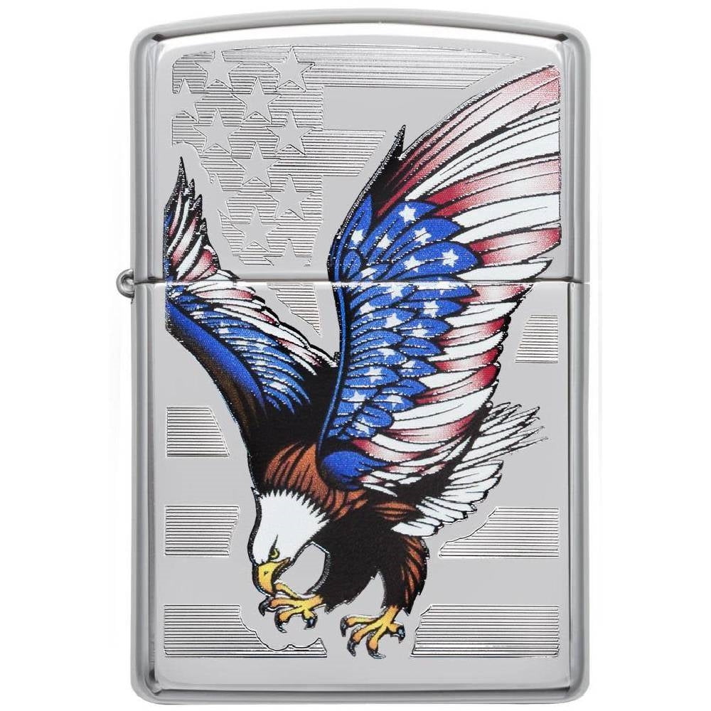 Zippo  E-Star Award Flag Lighter - 28449