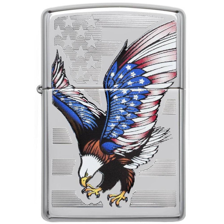 Zippo  E-Star Award Flag Lighter - 28449
