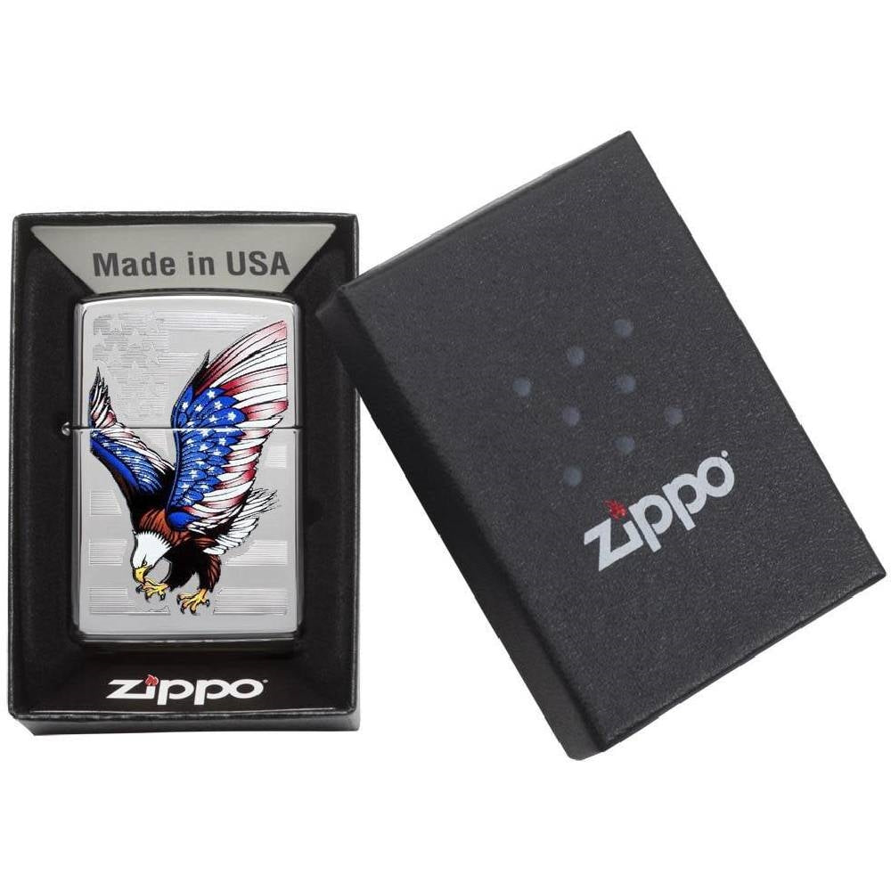 Zippo  E-Star Award Flag Lighter - 28449