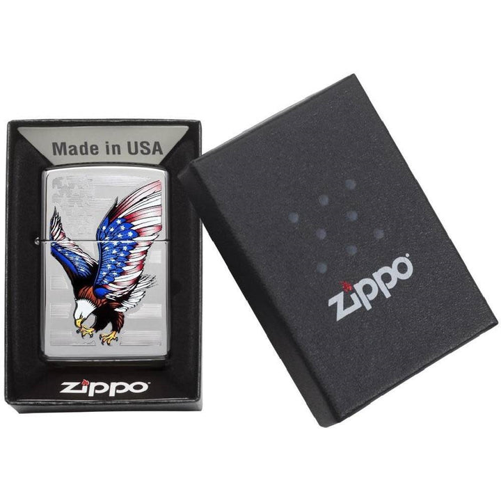 Zippo  E-Star Award Flag Lighter - 28449