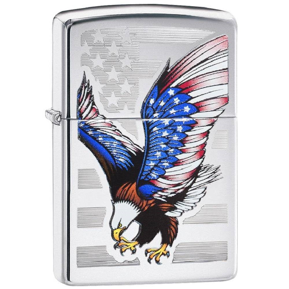 Zippo  E-Star Award Flag Lighter - 28449
