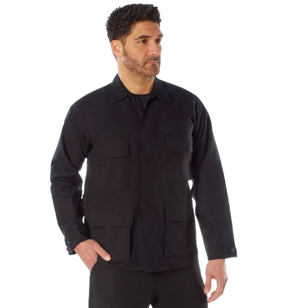 Rothco Black Rip-Stop BDU Shirt 5920